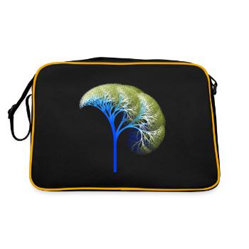 Fractal #97 - Sac Retro - noir/or - Dos