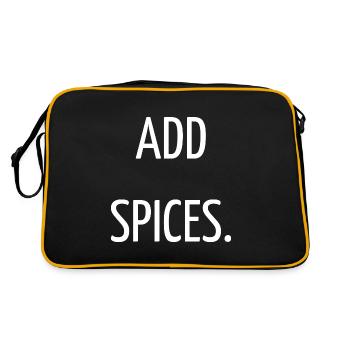 Add spices - Retro Bag - black/gold - Back
