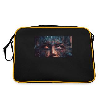Percée DMT - Sac Retro - noir/or - Dos