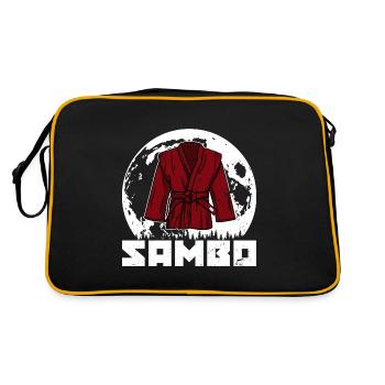Artistes martiaux Sambo lutte art martial russe - Sac Retro - noir/or - Dos