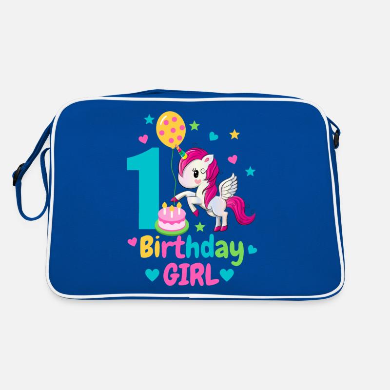 1. Geburtstag. erster Geburtstag Retro Tasche