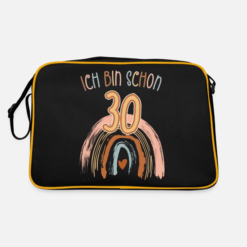 Ich bin schon 30 Witz Geschenk Runder Geburtstag Retro Tasche