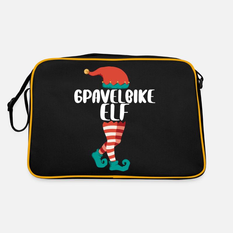 Christmas Elf Partner Look Design Xmas Elves Retro Bag