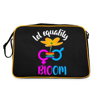 Equality - Retro Bag - black/gold - Back