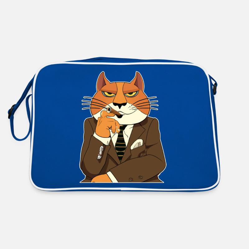 Katzen Katze Katzenshirt Katze Geschenkidee kitten Retro Tasche