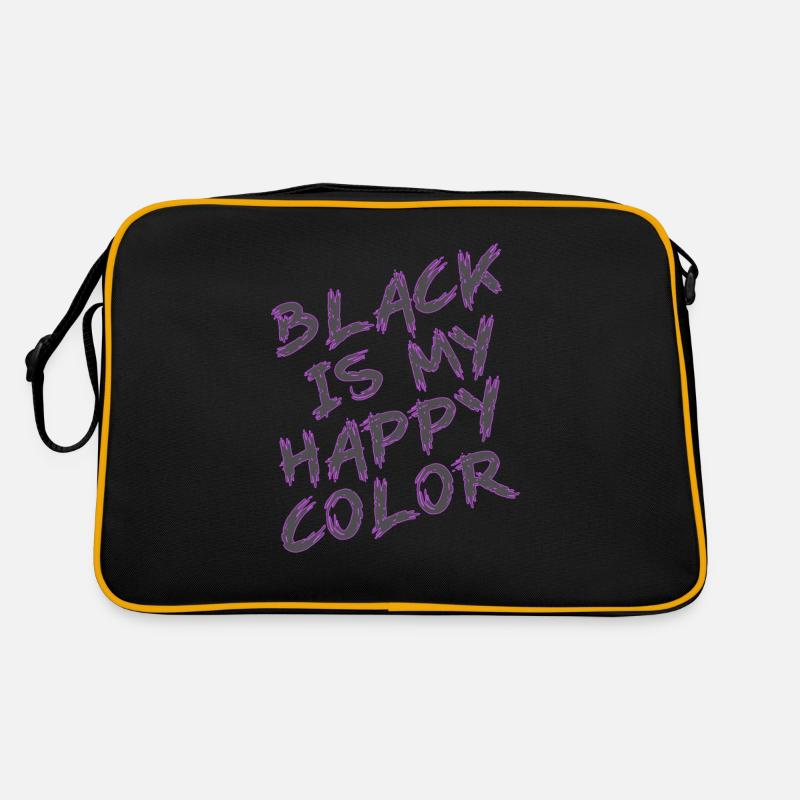 Favorite color: black gothic Retro Bag
