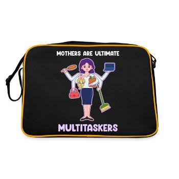 Multitasking for Mother's Day - Retro Bag - black/gold - Back