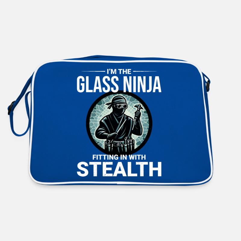 Vitrier Vitreur Vitrerie Ninja Sac Retro