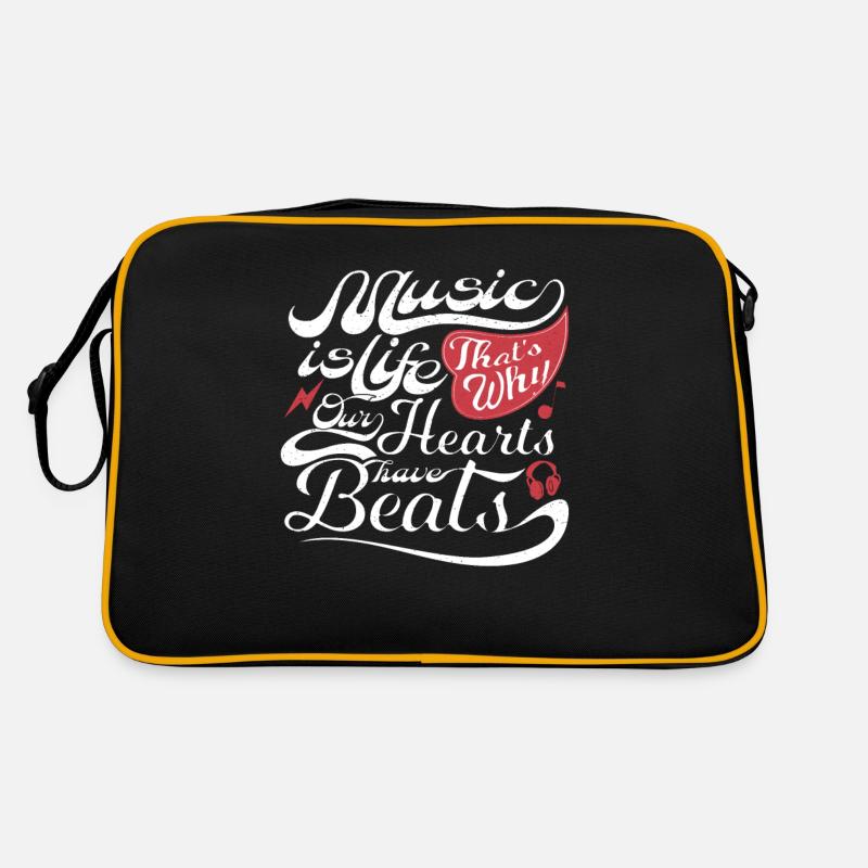Inspirational Phrase Graphic Music, Origin Gift Retro Bag