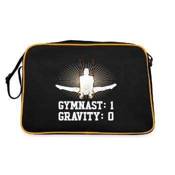 Turner 1 - Gravity 0 - Gymnastics on Rings - Retro Bag - black/gold - Back