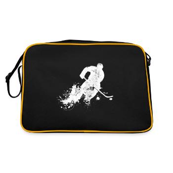 hockey sur glace hockey sur glace - Sac Retro - noir/or - Dos