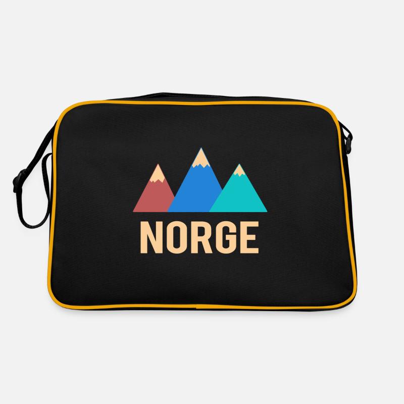 Norway norway - Retro Bag - black/gold