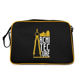 Architecture - Retro Bag - black/gold - Back