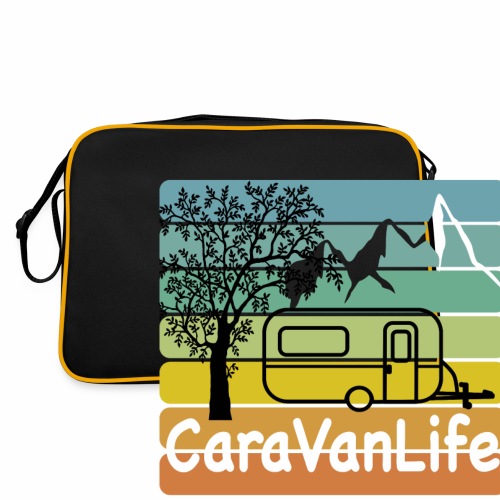 caravan life - Retro Tasche