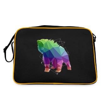 Ours Ours brun Sauvage - Sac Retro - noir/or - Dos