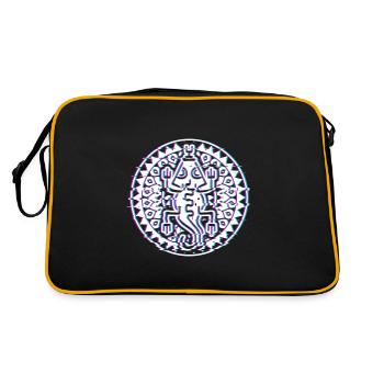 Autochtones chamanes indiennes - Sac Retro - noir/or - Dos