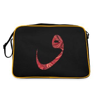 VAV Ebru 18 - Sac Retro - noir/or - Dos