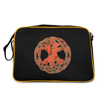 Celtic Arborvitae E 213 - Retro Bag - black/gold - Back