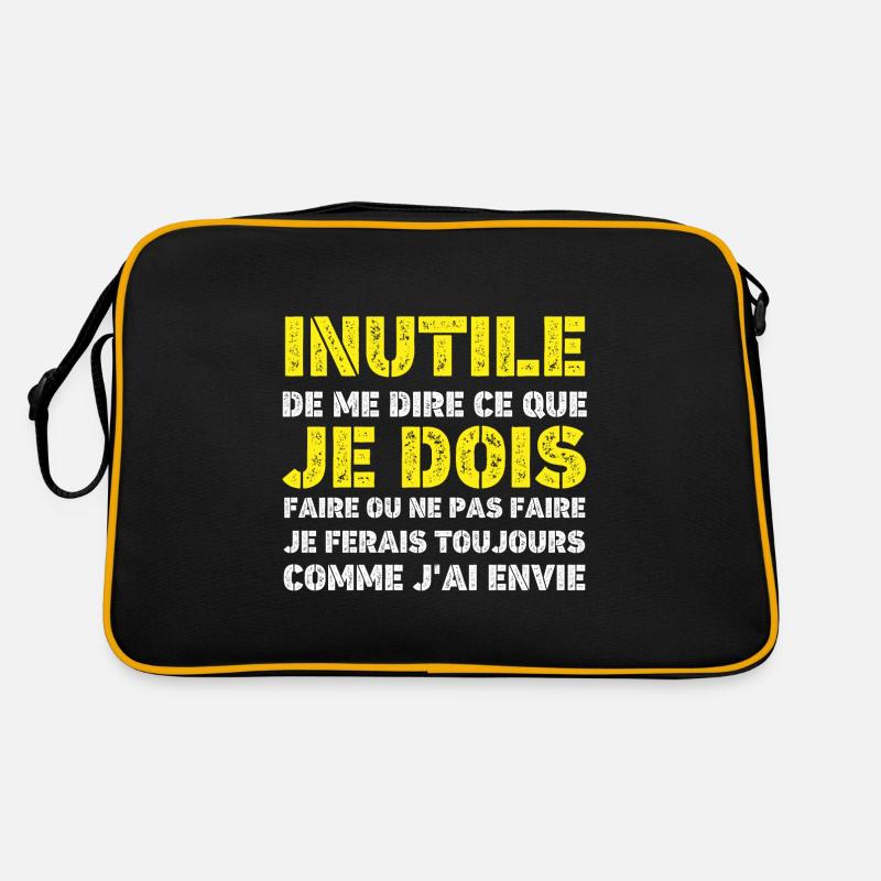 I'll do as I want Retro Bag