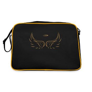 Ailes d’ange - Sac Retro - noir/or - Dos