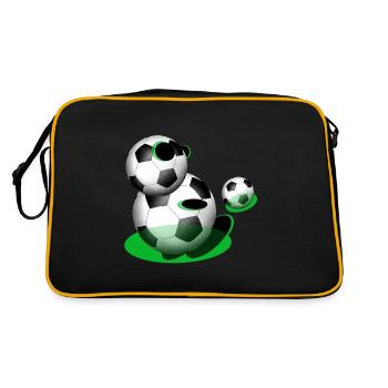 Footballeurs Footballeurs - Sac Retro - noir/or - Dos