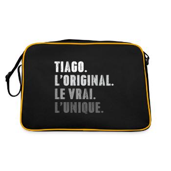 Tiago The Original The Real The Unique - Retro Bag - black/gold - Back