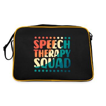 Orthophonie Orthophoniste - Sac Retro - noir/or - Dos