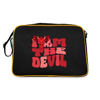 Devil Devil Evil House Dragon Wife - Retro Bag - black/gold - Back