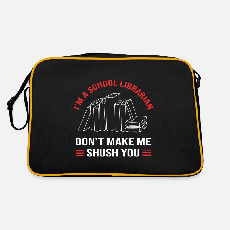 Leseratte Bibliothek Lesen Retro Tasche