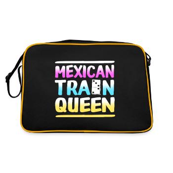 Mexican Train Domino - Retro Bag - black/gold - Back