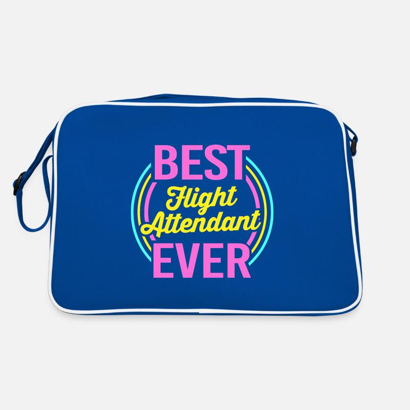 Flugbegleiter Stewardess Retro Tasche