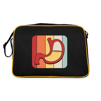 Gastro-entérologie - Sac Retro - noir/or - Dos