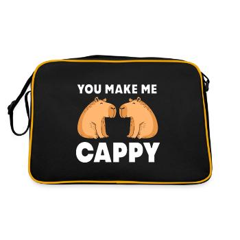 Capibara Capybara - Sac Retro - noir/or - Dos