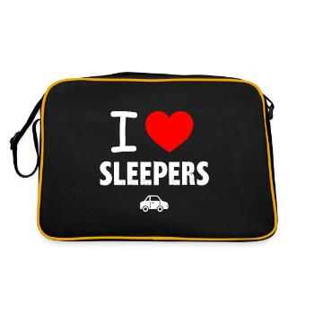 I love sleepers - Sac Retro - noir/or - Dos