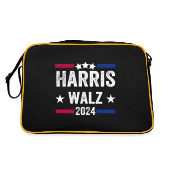 Waltz 2024 Election Kamala Tim Waltz - Sac Retro - noir/or - Dos