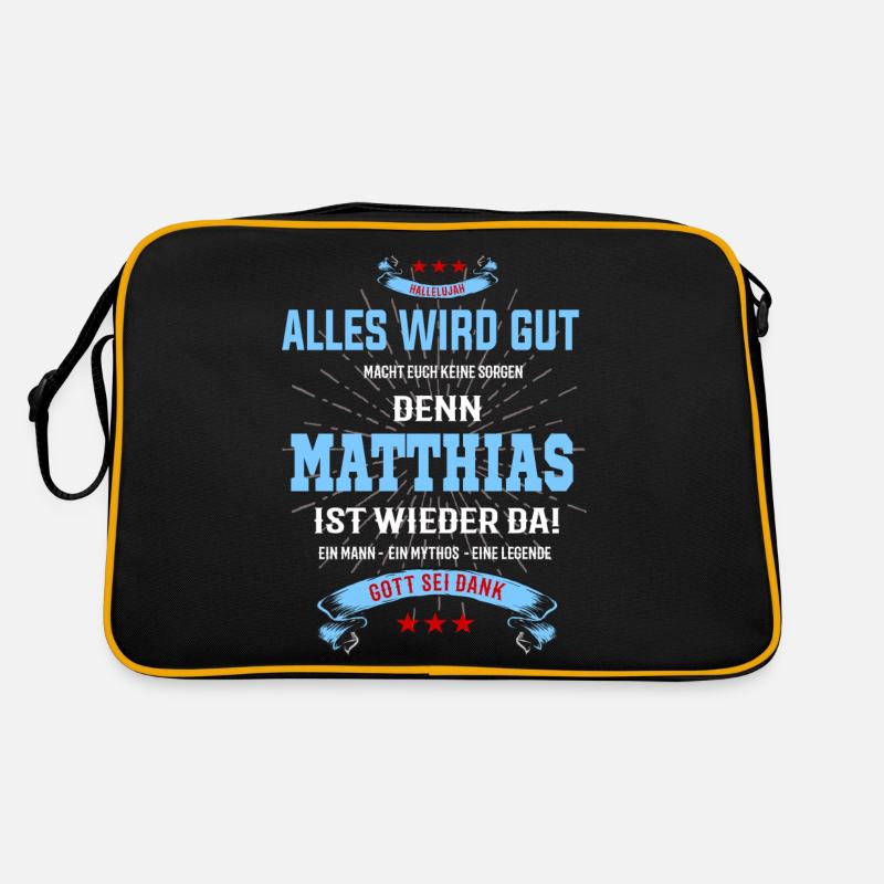 MatthiasT-Shirt - alles wird gut Retro Tasche