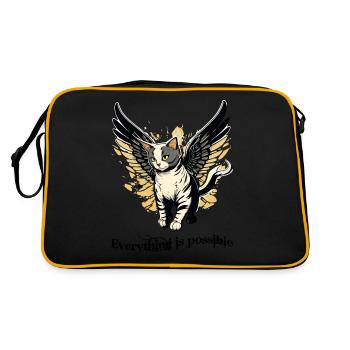 Tout est possible - Sac Retro - noir/or - Dos