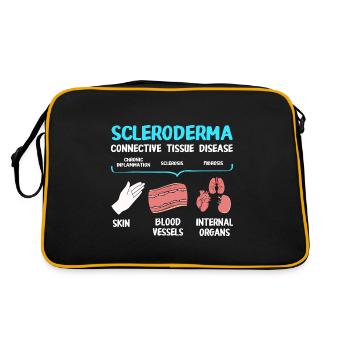 Scleroderma - Retro Bag - black/gold - Back