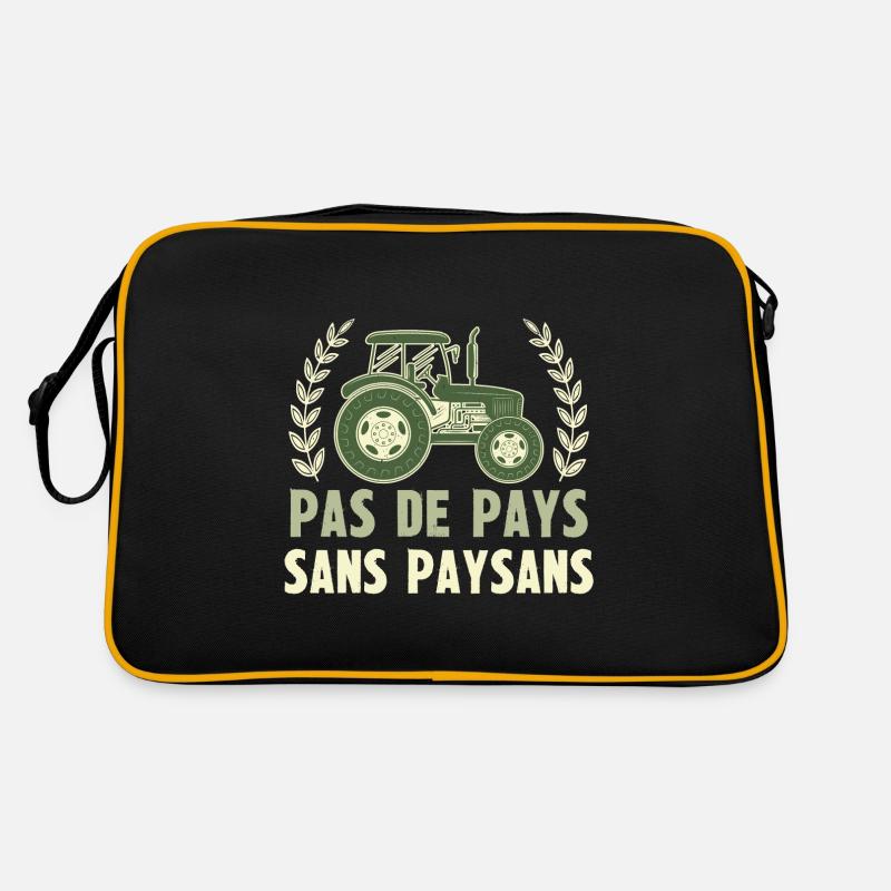 pas de pays sans paysans Sac Retro