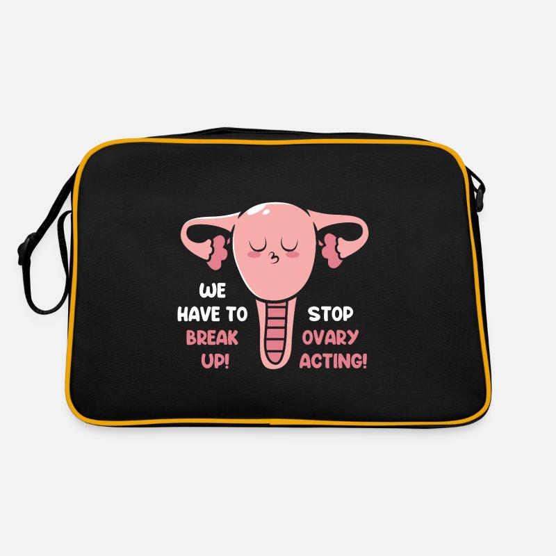 Hysterektomie Uterus Gebärmutter Eierstock Retro Tasche