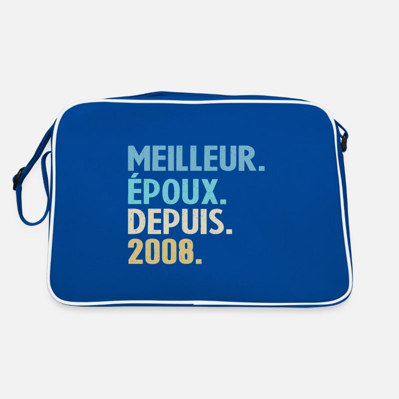 Meilleur Époux Depuis 2008 Sac Retro