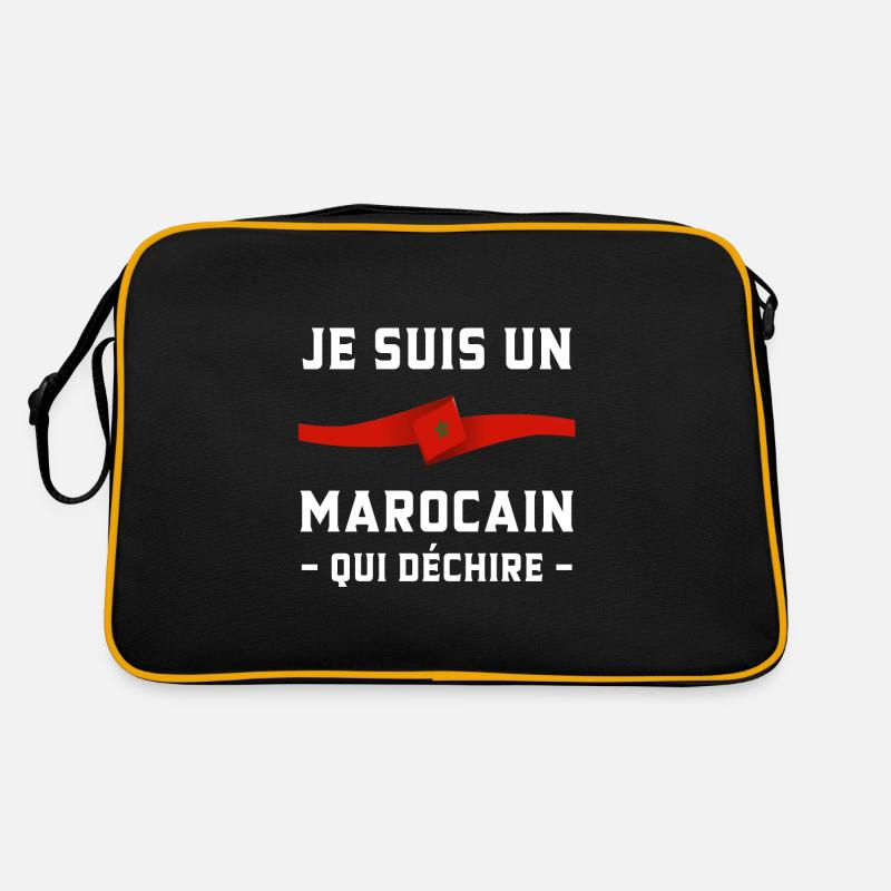 Je Suis Un Marocain Qui Déchire Maroc Sac Retro