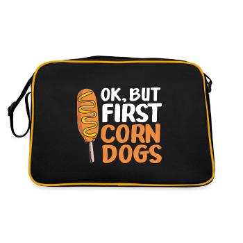 Corn dog - Retro Bag - black/gold - Back
