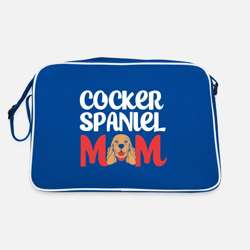 Cocker Spaniel Mama Hundemama Retro Tasche