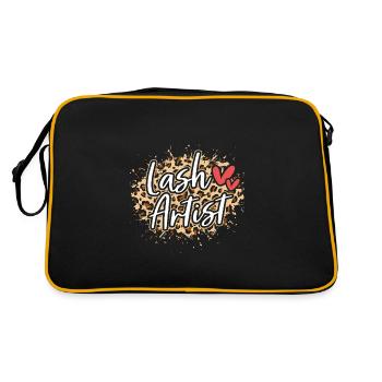 Cosmétiques Maquillage Esthéticienne - Sac Retro - noir/or - Dos