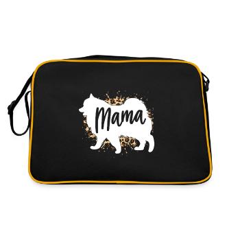 Samoyède - Sac Retro - noir/or - Dos