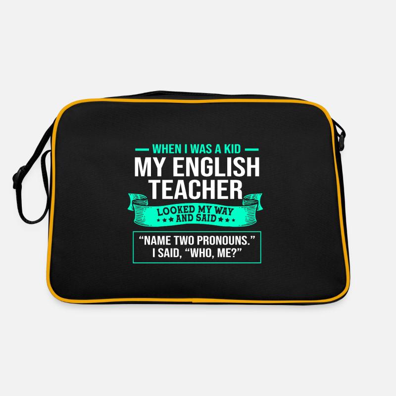 Grammaire Anglais Orthographe Sac Retro