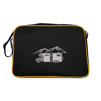 Camping camper van - Retro Bag - black/gold - Back