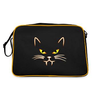 Chat diabolique - Sac Retro - noir/or - Dos