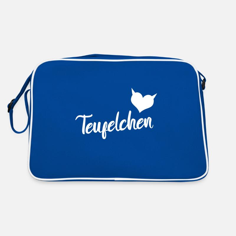 Teufelchen mit Herz Devil Retro Tasche
